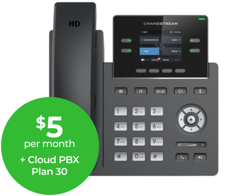 movox_grandstream grp2612w phone rental 400-500 Grandstream GRP2612W Phone Rental Plan