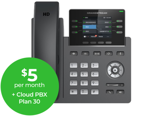 movox_grandstream grp2613 phone rental 400-500 Grandstream GRP2613 Phone Rental Plan