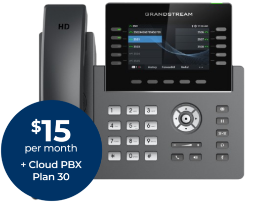 movox_grandstream grp2615 phone rental 400-500 Grandstream GRP2615 Phone Rental Plan