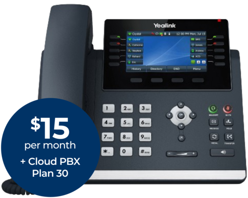 movox_yealink sip-t46u phone rental 400-500 Yealink SIP-T46U Phone Rental Plan