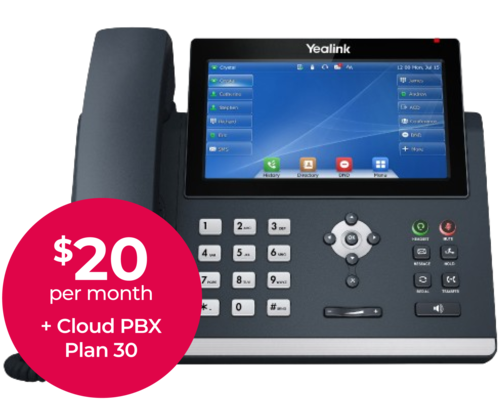 movox_yealink sip-t48u phone rental 400-500 Yealink SIP-T48U Phone Rental Plan