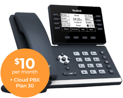 movox_yealink sip-t53 phone rental 400-500 Yealink SIP-T53 Phone Rental Plan