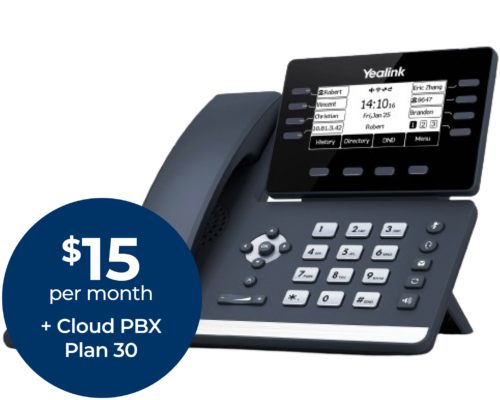 movox_yealink sip-t53w phone rental 400-500 Yealink SIP-T53W Phone Rental Plan