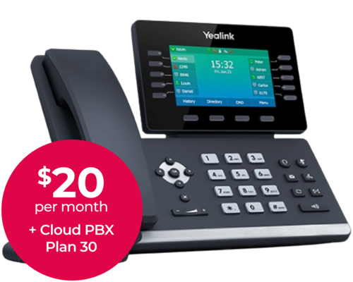 movox_yealink sip-t54w phone rental 400-500 Yealink SIP-T54W Phone Rental Plan
