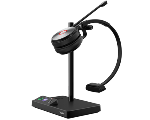 movox_yealink wh62 mono on stand Yealink WH62 Mono DECT Wireless Headset