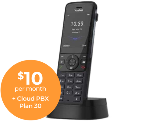 movox_yealink w78h rental 400-500 Yealink W78H DECT Handset also available as Yealink W78H Phone Rental Plan