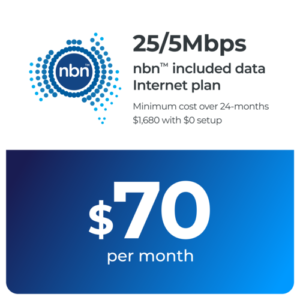 NBN 25/5Mbps Internet plan
