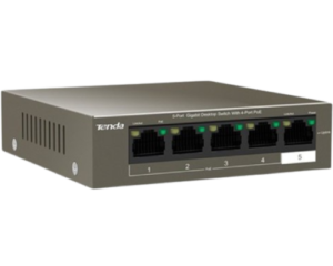 Tenda TEG1105P-4-63W 5-Port Desktop Switch