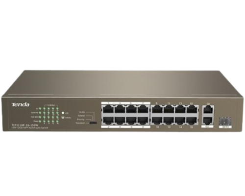Tenda TEG1118P-16-250W 18-Port Switch