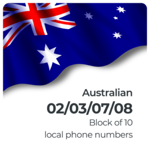 Block of 10 Local Phone Numbers, 10 phone number range